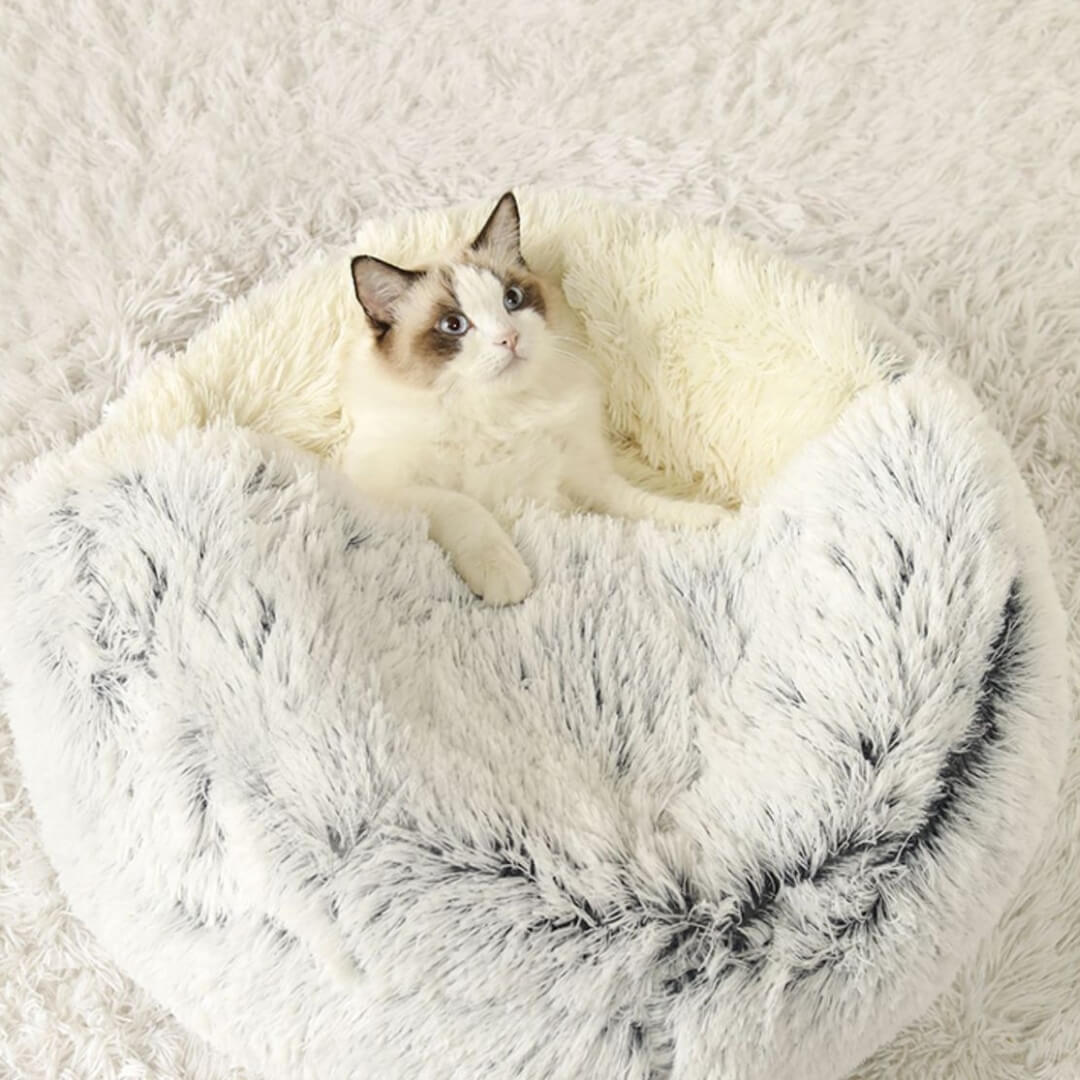 ComfyCave - Plush Cat Bed