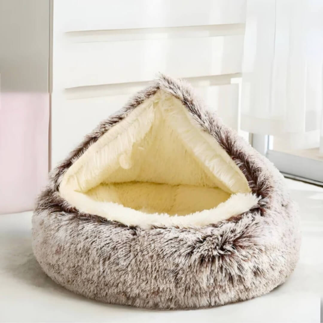 ComfyCave - Plush Cat Bed